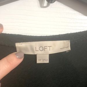 Loft Dress with tied ruching in sleeve. No longer fits